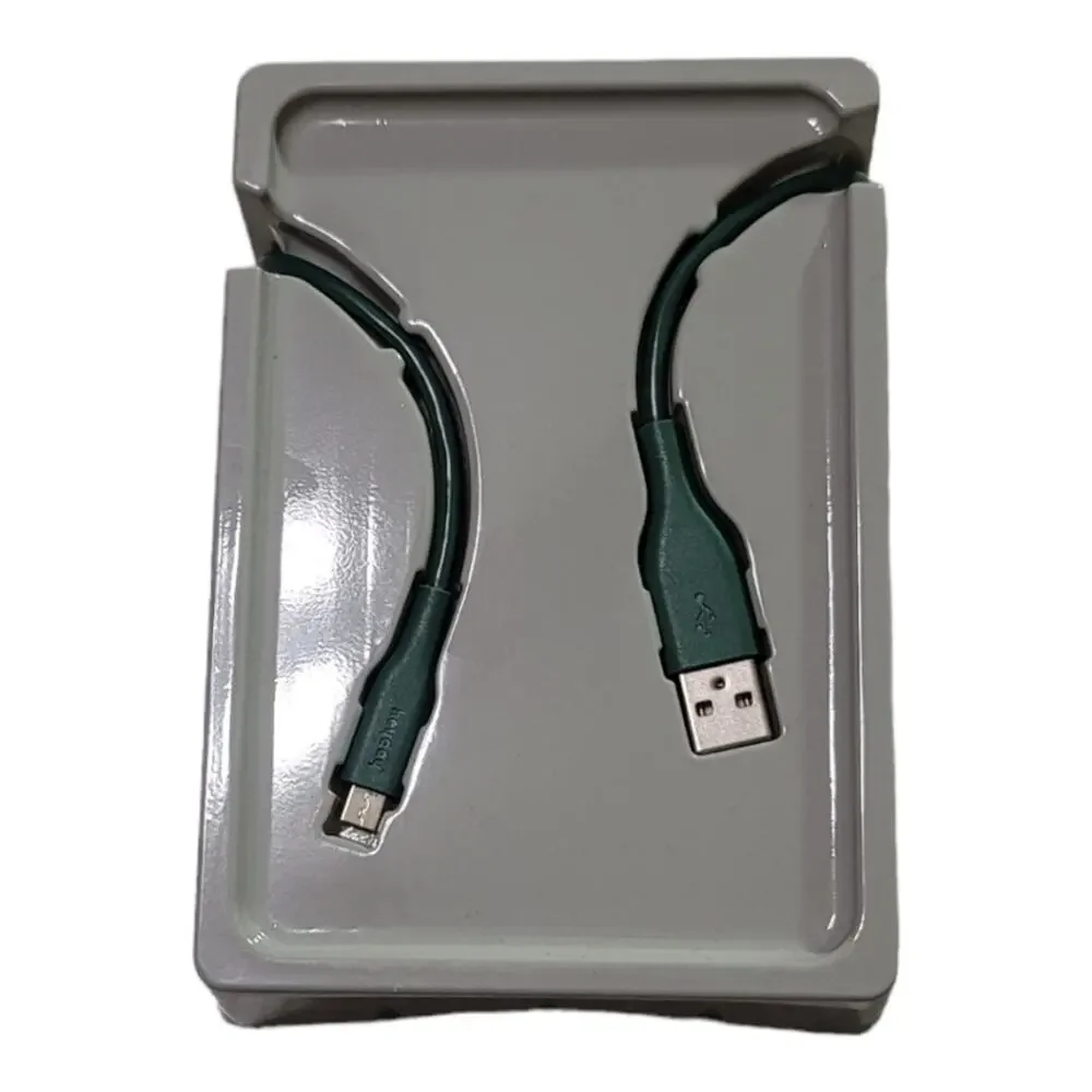 Heyday Micro USB Charging Green Cable 6ft Cord for Android
